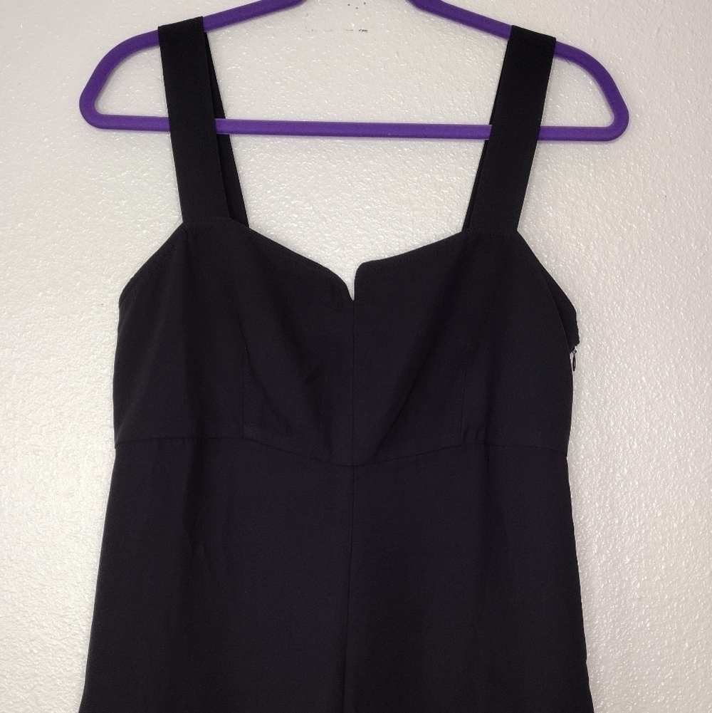 NWT Derek Lam Women's Black Dress Jumpsuit Size M - Picture 3 of 15